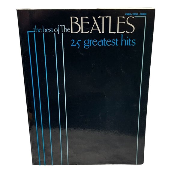 The Best Of The Beatles 25 Greatest Hits Songbook Sheet Music Piano Vocal Guitar - Picture 1 of 7